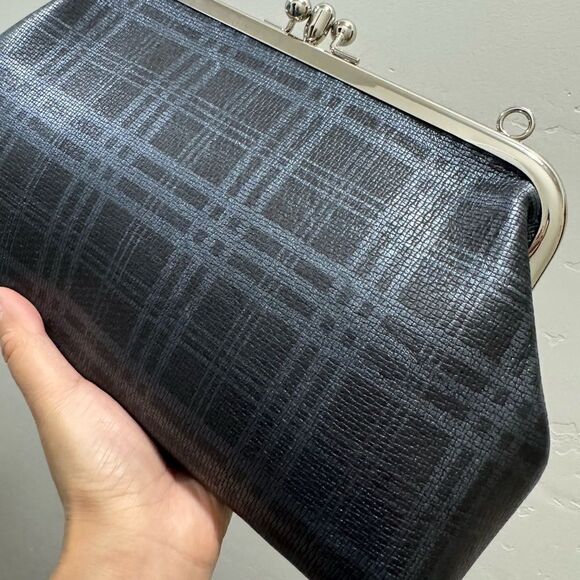 Genuine Deer-hide Leather Handmade Vintage Style Double Kisslock Purse/Crossbody - Picture 15 of 16